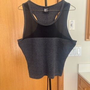 BODY BODY WEAR Black & Gray Tank Top - Medium